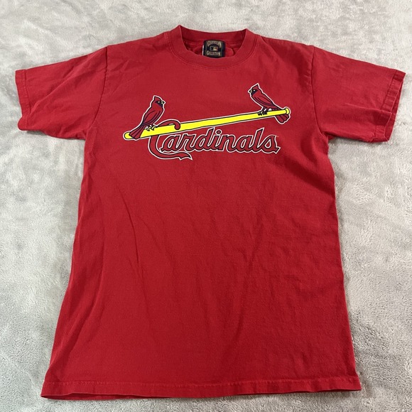 St Louis Cardinals Shirt Mens Medium MLB Baseball Smith 1 Cooperstown Collection - Picture 2 of 7